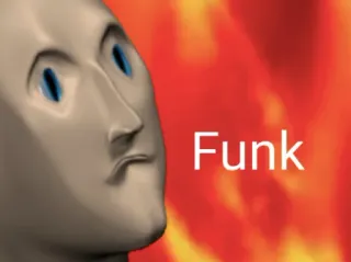 👃 Funk Meme, Stonks, Funk, Meme internet whatsapp sticker