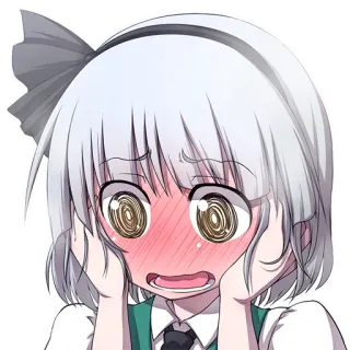 😳 アニメ, マンガ, かわいい, 可愛い, キャラクター, イラスト telegram sticker