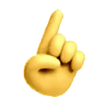 🤫 Doigt, Pointer, Geste de la main, Emoji, Offensant telegram sticker