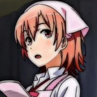 🖇 Anime, Meisje, Leuk, Schort, Karakter, Manga telegram sticker