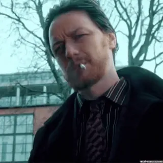 🖕 james mcavoy, rauchen, mann, zigarette, schauspieler telegram sticker
