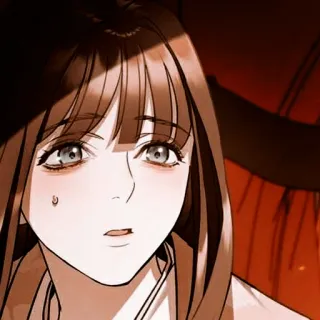 💐 Anime, Garota, preocupada, Mangá, Desenho animado, Mulher whatsapp sticker