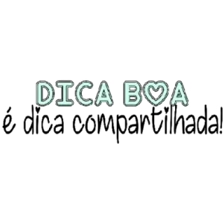 😉 DICA BOA Dica, Bom, Conselho, Coração telegram sticker
