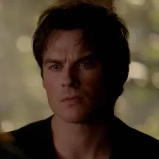 💉 Damon Salvatore The Vampire Diaries 吸血鬼日记, 达蒙·萨尔瓦托, 吸血鬼, 电视剧, 角色, 男性 telegram sticker