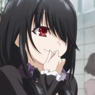 🥀 Kurumi Tokisaki Date A Live Anime, Gadis, Tokisaki, Kurumi, Date A Live telegram sticker