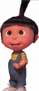 😄 Agnes Despicable Me Cartoon, Kind, Mädchen, Figur, Animation telegram sticker