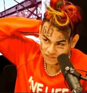 🧑‍🎤 6ix9ine rappeur, musique, chanteur, 6ix9ine telegram sticker