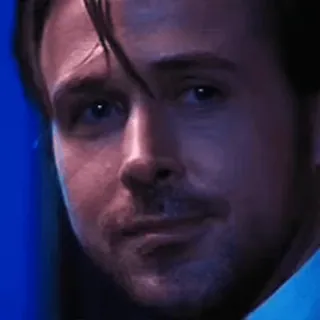 🙂 Ryan Gosling aktor, portret, celebryta, mężczyzna whatsapp sticker