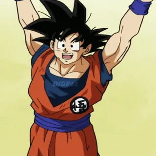 🥳 Goku Dragon Ball Anime, Dragon Ball, Goku, Personnage, Dessin animé telegram sticker