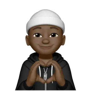 ❤️ Emoji, Coração, Amor, Afeição, Personagem telegram sticker