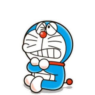 😤 Doraemon 도라에몽, 애니메이션, 만화, 귀여운, 캐릭터, 로봇, 고양이 telegram sticker