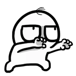 😶 Cartoon, Sticker, Kämpfen, Schlagen, Wütend, Figur whatsapp sticker