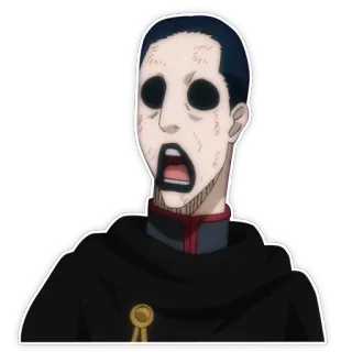😱 anime, character, sticker, black clover telegram sticker
