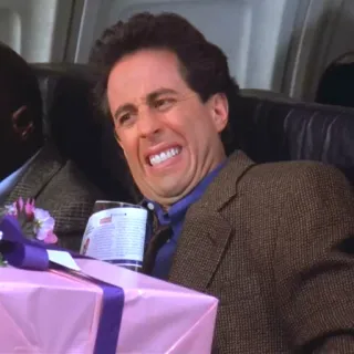 😐 Jerry Seinfeld Seinfeld Seinfeld, Jerry Seinfeld, Serie de TV, Comediante, Cara graciosa telegram sticker