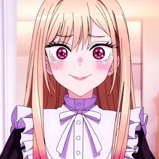 🤨 Marin Kitagawa My Dress-Up Darling Anime, Manga, Carino, Ragazza, Cosplay, Rossore telegram sticker