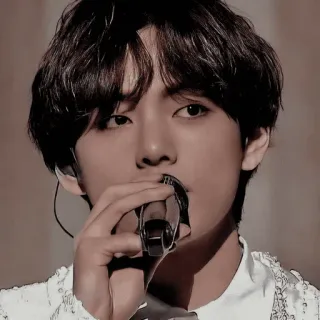 🫐 V kpop, bts, taehyung, v, cantante, ídolo, música telegram sticker