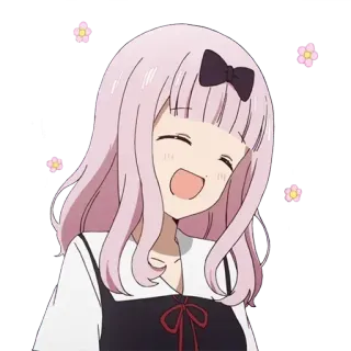 🌸 Chika Fujiwara Kaguya-sama: Love Is War Anime, Chika Fujiwara, Kawaii, Kaguya-sama, Love is War, Mignon telegram sticker