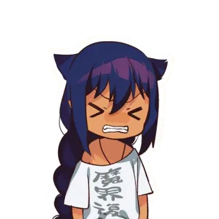 😖 魔界遷 Anime, Kartun, Manga telegram sticker