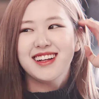 🧸 Rosé Rosé, Kpop, chanteuse, célébrité, portrait telegram sticker