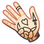 Tattoo Emoji telegram emojis 👋