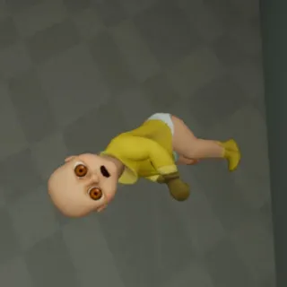 🤨 The Baby in Yellow bebê, amarelo, jogo de terror, videogame telegram sticker