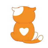 😫 kucing, binatang, imut, hati, hewan peliharaan, domestik telegram sticker