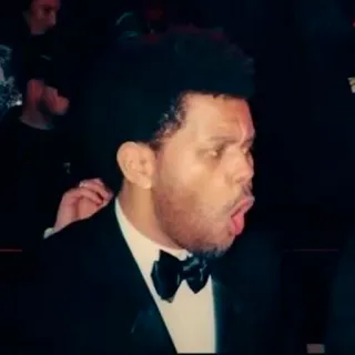 😯 The Weeknd singer, musician, celebrity telegram sticker