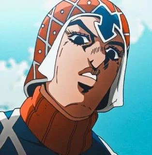🧐 Guido Mista JoJo's Bizarre Adventure Anime, Jojo, Mista, Personage telegram sticker