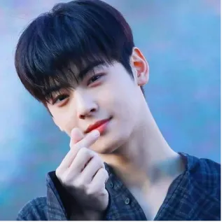 ❤️ coréen, asiatique, acteur, chanteur, cœur, finger heart, beau whatsapp sticker