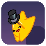 💰 별, 만화, 귀여운, 노란색, 행복한, 귀엽다, 번개 telegram sticker