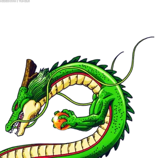 🐉 Shenron Dragon Ball dragon, animé, vert, Dragon Ball, Shenron telegram sticker