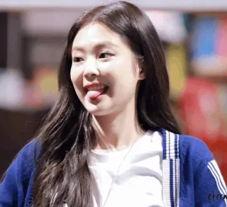 😛 vrouw, persoon, tong, Koreaans, beroemdheid telegram sticker