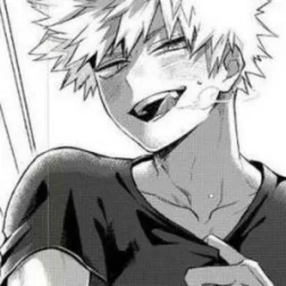 💫 Katsuki Bakugo My Hero Academia Anime, Manga, Bakugo, My Hero Academia, Katsuki, Rauch telegram sticker