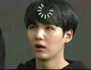 🤣 loading, thinking, confused, expression, kpop, person, meme telegram sticker