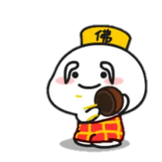 🍢 佛 仏, 漫画, キャラクター, かわいい, アジア telegram sticker