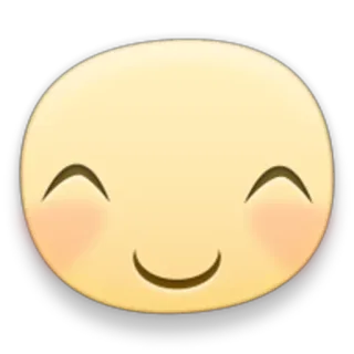 😊 carino, smiley, emoji, felice, faccia telegram sticker