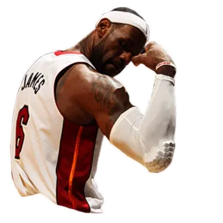 💪 LeBron James LeBron James, basket, NBA, atleta, sport telegram sticker