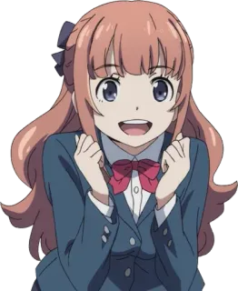😀 アニメ, キャラクター, 笑顔, 幸せ telegram sticker