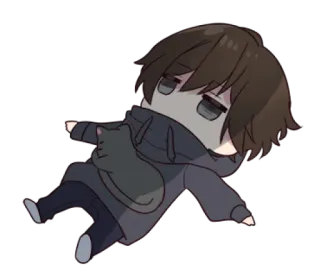 😵 anime, chibi, cat, cute, relaxed, casual telegram sticker