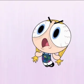 🤯 Bubbles The Powerpuff Girls Desenho animado, Bravo, Chocado, As Meninas Superpoderosas, Docinho telegram sticker