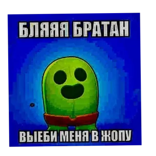 🥵 БЛЯЯЯ БРАТАН 
ВЫЕБИ МЕНЯ В ЖОПУ offensant, russe, cactus, mème, argot telegram sticker