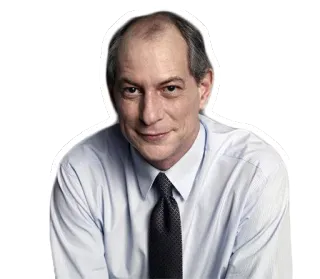 ☺️ Ciro Gomes politicus, Brazilië, Ciro Gomes, kandidaat, verkiezing telegram sticker