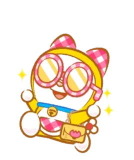 👓 Doraemon Anime, Katze, Süß, Cartoon, Gelb telegram sticker