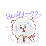 🖤 RJ BT21, RJ, cute, cartoon, kpop, LINE FRIENDS whatsapp sticker