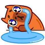 😭 울음, 슬픔, 만화, 눈물, 감정적 telegram sticker