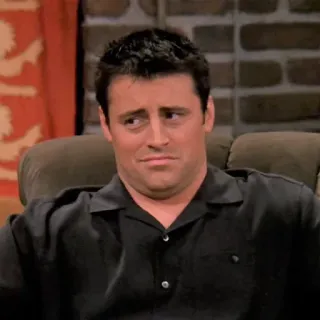 😀 Joey Tribbiani Friends Joey, Friends, Sitcom, Série de TV, Televisão, Matt LeBlanc, Comédia telegram sticker