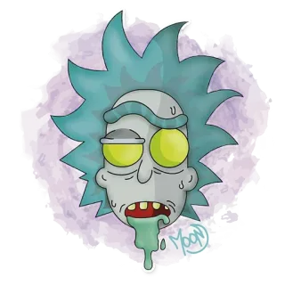 🤤 Rick Sanchez Rick and Morty Rick and Morty, Rick Sanchez, Kartun, Lucu, Humor, Serial Animasi telegram sticker