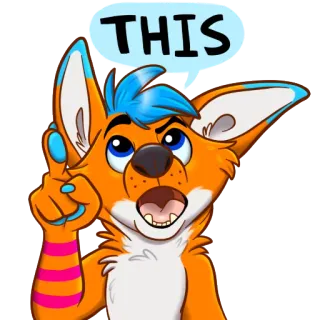 Avi Fox Sticker Pack telegram stickers