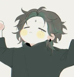 🌟 Kreskówka, Słodkie, Postać, Rysunek, Ilustracja telegram sticker