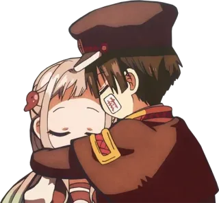 🤗 anime, hug, couple, cartoon, cute, romance, affection telegram sticker